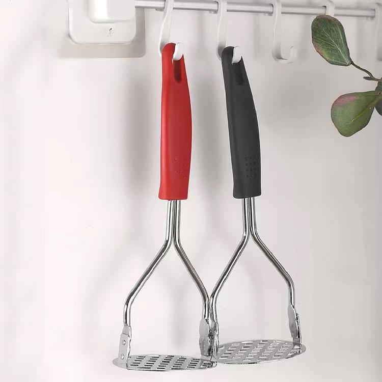 Kartoffelstampfer, robuster Kartoffelstampfer aus Edelstahl, Stampfer, Küchenwerkzeug für Avocado, Kartoffeln, Bohnen, Fleisch, Gemüse