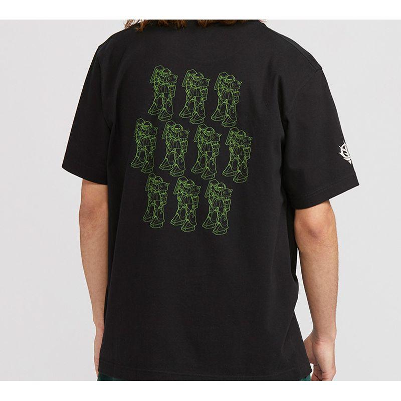 UNIQLO Gundam Model Print T-Shirt Unisex tops Black 427608-09