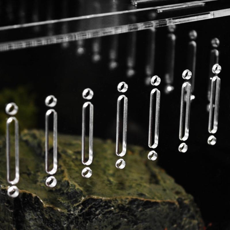 Insect Feeding Box Acrylic Clear Breeding Case for Spiders Reptiles Lizards Centipedes Small Snake 2 Size