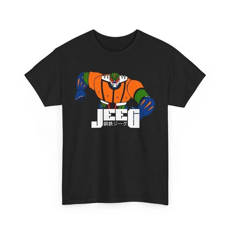 Jeeg Kotetsushin T-Shirt: Retro Japanese Cartoon Mecha Unisex Size S-4XL