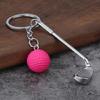 Backpack Keyring Ornament Golf Ball Key Chain Pendant Keychain Decorative Accessories Car Key Pendant Gift for Friend