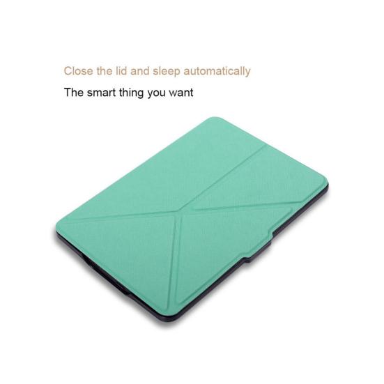 Smart Magnetic Origami Faux Leather Cover Case Stand for Kindle Paperwhite 1 2 3