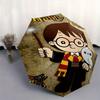 Cartoon Harry Potter Cartoon Umbrella, Portable 3 Fold Compact Umbrella, Suitable for Camping, Hiking and Travel,s.C006