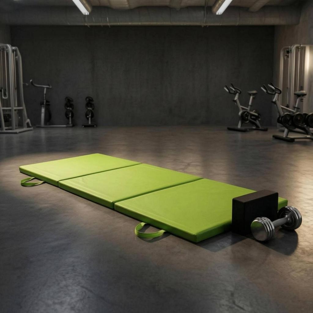 Tri-Fold Fitness Mat Easy to Carry Exercise Joint Support