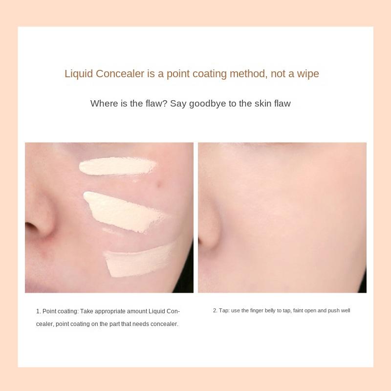KISS BEAUTY Hydrated Light Mist Concealer Wenn Sie den Make-up-Concealer an der Basis halten, lässt sich Öl nicht leicht entfernen und die Haut klebt nicht fest