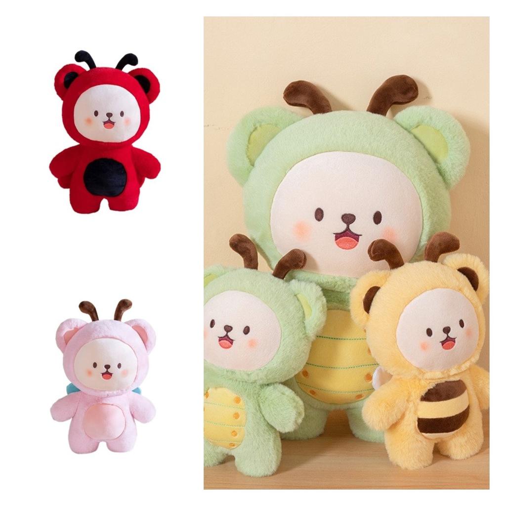 Cute Bee Butterfly And Ladybug Plush Toys For Kids And Adults