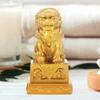 Lion Figurines, Desktop Decoration, Traditional Craft Multipurpose for , Polyresin, 2 Pcs.
