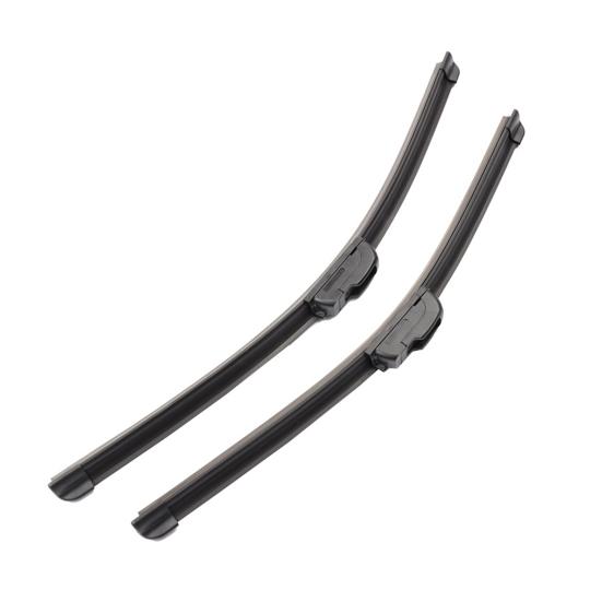 2Pcs Windshield Wiper Blades All Weather Windshield Wiper Hybrid Rubber Quiet Front Rear Rear Wipers Replacement Kit