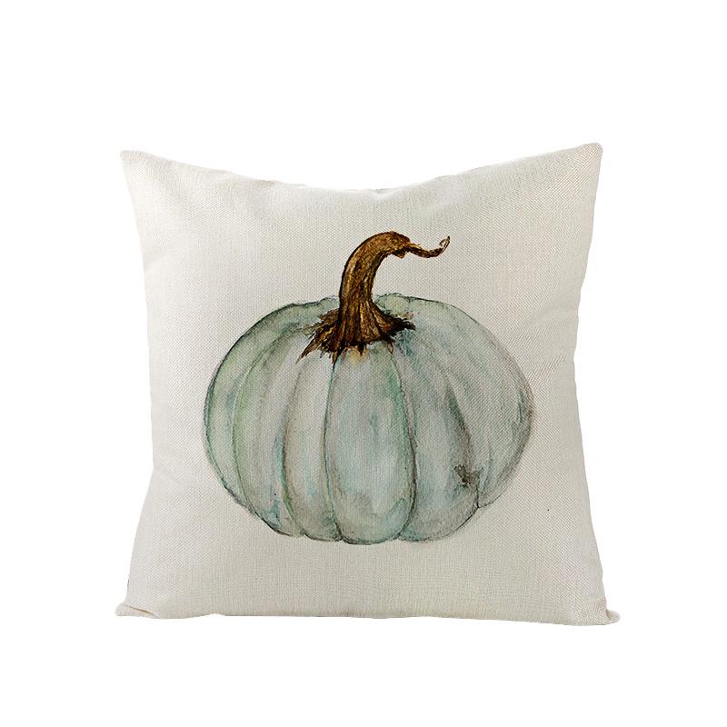 Home Thanksgiving Pumpkin Polyester Pillow Cover Home Sofa Pillow Cushion Cover