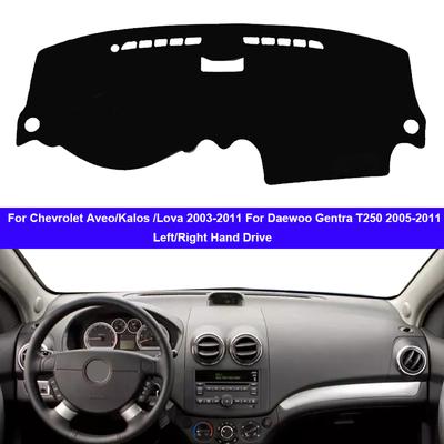 Car Inner Dashboard Cover For Chevrolet Aveo Kalos Lova 2003-2011 For Daewoo Gentra T250 2005-2011 Carpet Cape Sun Shade Dashmat