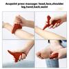 Reflexology Tools Wood Therapy Massage Tools Triangle Gua Sha Board Scraping Board Foot Massage Stick and Wooden Scalp Massage