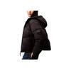 Calvin Klein Short Hooded Loose Long Sleeve Cotton Jacket Women Jackets Black 40WL409-001