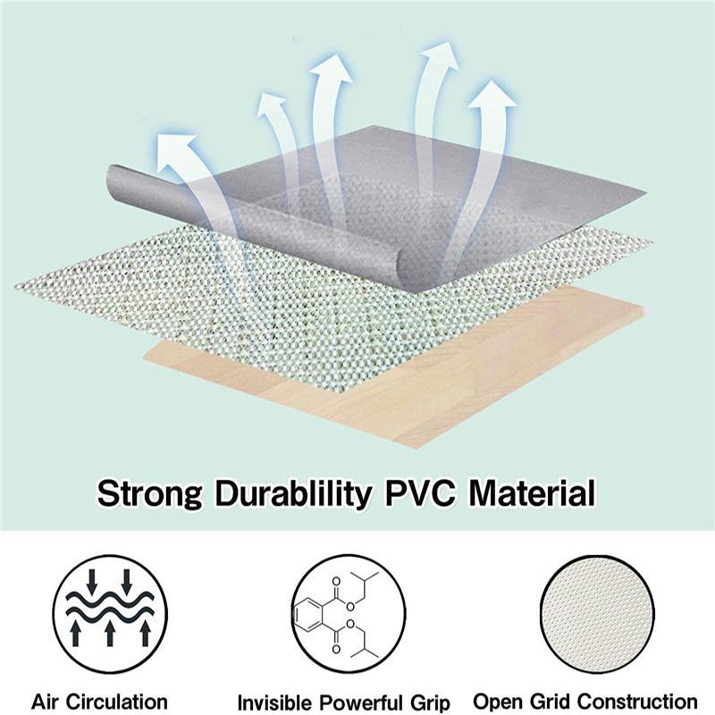 PVC Non Slip Rug Pads Can Cut Foam Anti Slip Underlay Yoga Sofa Mat  Carpet Cushion Floors Gripper Carpet Shower Mat