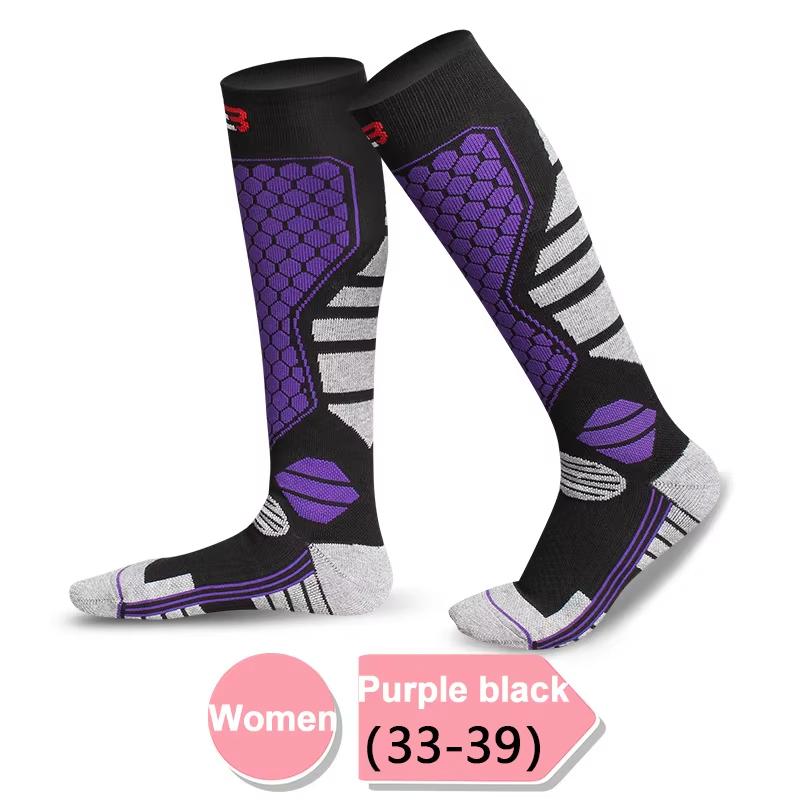 Neue Winter warme Skisocken Anti-Rutsch Verdickt Kompression Snowboard Socken Thermisch Feuchtigkeitsableitend Kniehoch Socken 2026