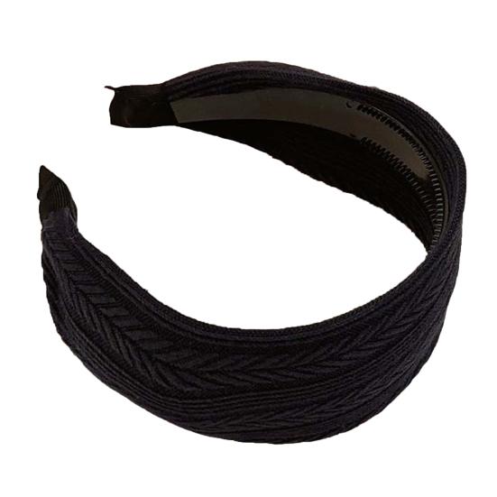 Women Retro Headband Elastic Design Wide Hair Hoop Adjustable Fit Lightweight Comfortable Hair Accessory