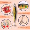 24PCS Fishing Lure Set Advent Calendar Blind Box with Hooks - Cross-border New Style Gift