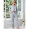 Women's Pajamas Autumn and Winter Thickened Long-sleeved Cardigan Trousers Homewear Suit