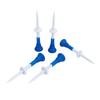 5pcs Golfing Tees Height Adjustable Stable Blue Golfing Plastic Tees for Golfing Practices