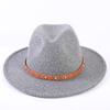 Popular European and American High-end Wool Top Hat, Men's and Women's Fashion Versatile Elegant Top Hat Jazz Hat
