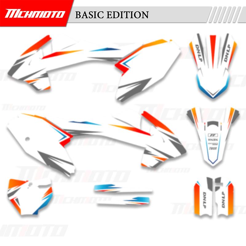 MCHMFG Motorcycle Full Graphics Backgrounds Decal Stickers Kits For KTM SX65 2016- MC65 MC 65