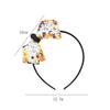 Kid Girl Fashion Bowknot Halloween Pattern Hair Band Headwear Delicate Hair Clasp for Halloween Party