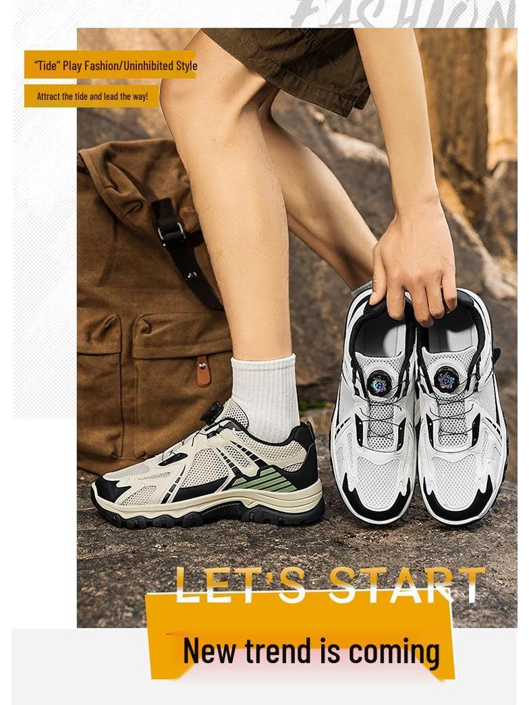 Herren Atmungsaktive Rutschfeste Mesh Bergsteigerschuhe - Sommer Casual Trend