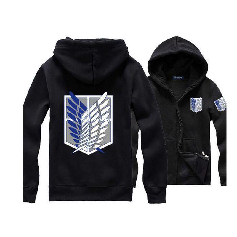 Attack Titan On Shingeki No Kyojin Cosplay Costume Hoodie Jumper Jacket Coats