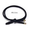 Hair Tie Black Rubber Non-marking 5-piece Set Holder Korean Style Simple Plain Non-breaking Highly Elastic Stylish Accessories Adult Men Women Fashion