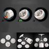 5Pcs/Set Flower Decor Mold 4 Stamps Pastry Hand Pressing Cookie MoonCake Cutter