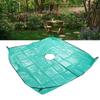Landscape Tarp for Trimming Water Proof Pruning Tarp with 11.8 Inch Hole 4 Corner Buckles for Easy Fastening Leaf Collection