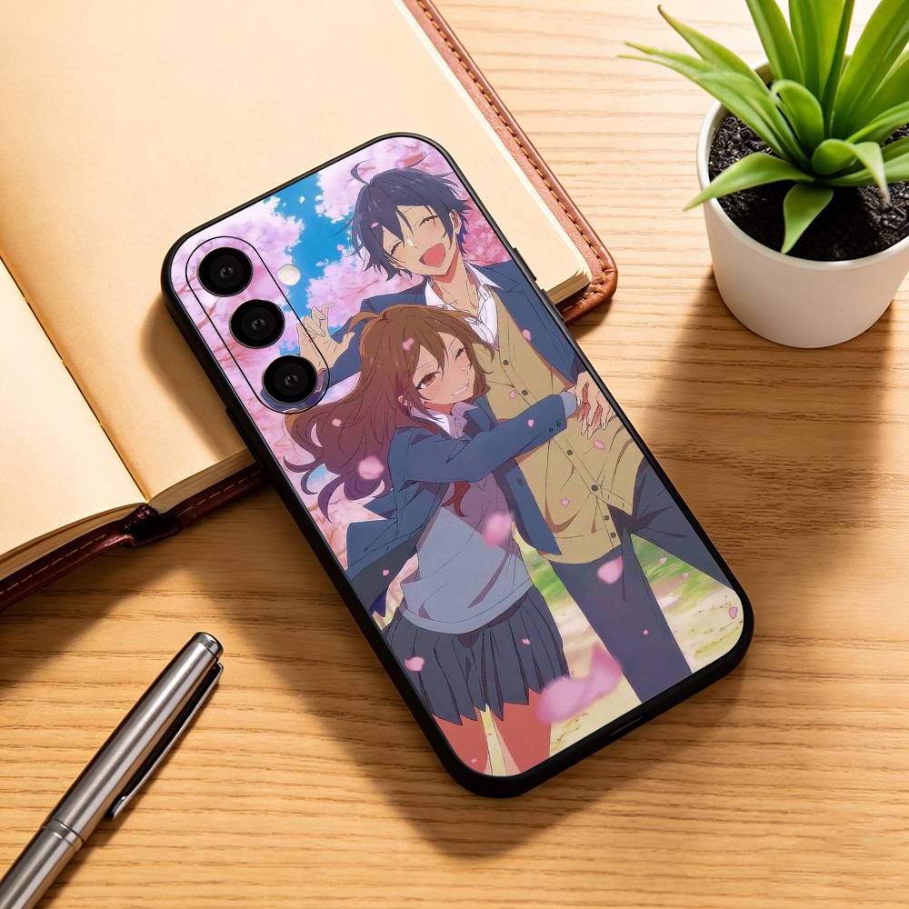 Horimiya Kyouko Hori Izumi Miyamura Phone Case Black Silicone Soft For Samsung Galaxy A73,A72,A71,A70,A53,A52,A51