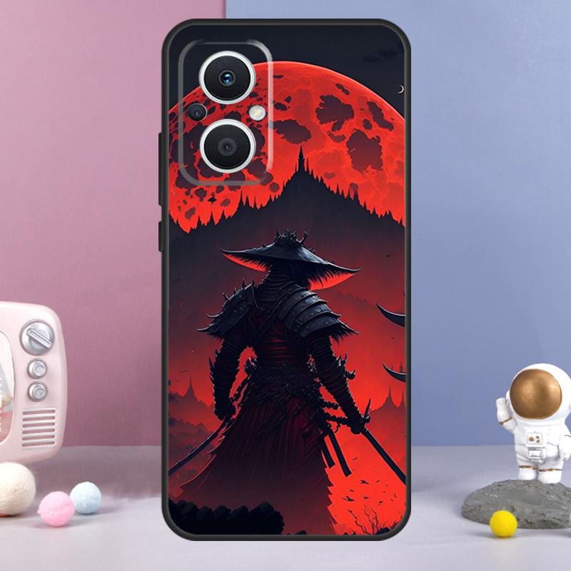 

Япония Ниндзя Самурай Красное Солнце Чехол Для OPPO Reno 11 F 12F 13F 14F 10 12 13 14 Pro 7 8 Lite OPPO Find X9 X6 X5 X8 Pro Чехол OPPO Find X5