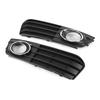 Pair of Fog Lamp Grill Left +Right Car Light Grille Cover 8KD807681 Fit for A4 B8 0912