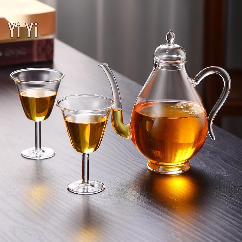 YiPan High Borosilicate Glass Teapot Set (600ml)