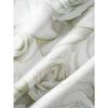 Printed Design Four Seasons Leisure Style White Rose Pattern Printed Skirt Half Skirt