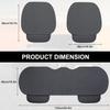 3PCS Car Seat Covers Cushion Pad Breathable Anti Slip Auto Seat Protector Pad With Storage Pocket Universal Fit For Most Automotive, Truck, SUV, And