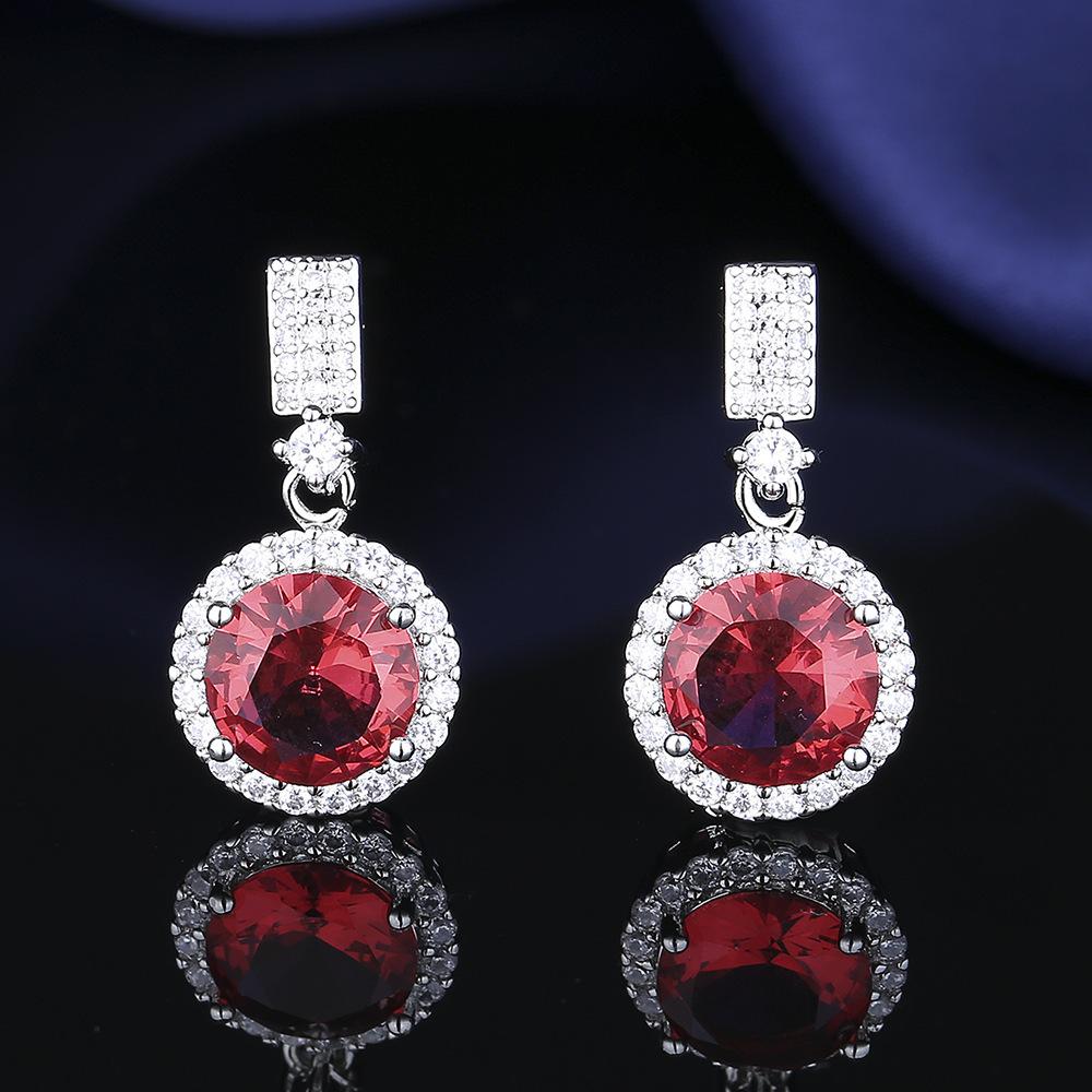 925 Sterling Silver Jewelry Women Fashion Cute Tiny Clear Crystal CZ Stud Earrings Gift for Girls Teens Lady E001