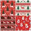 12 Sheet Snowflake/Santa/Snowman Christmas Scrapbook Paper Xmas Themed Paper  Backgrounds Card