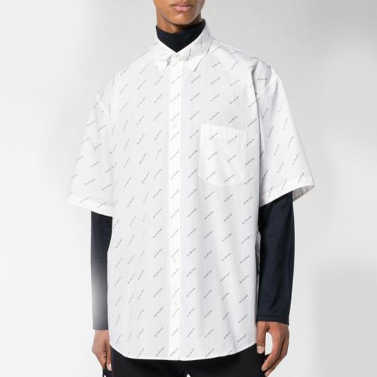 Balenciaga Shirt Regular Fit Men's White 534332TBL969040