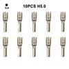 Set Of Ten H4 Hex Shank Screwdriver Bits Compatible With Various For DIY Applications From Toy Repair To Furniture Assembly