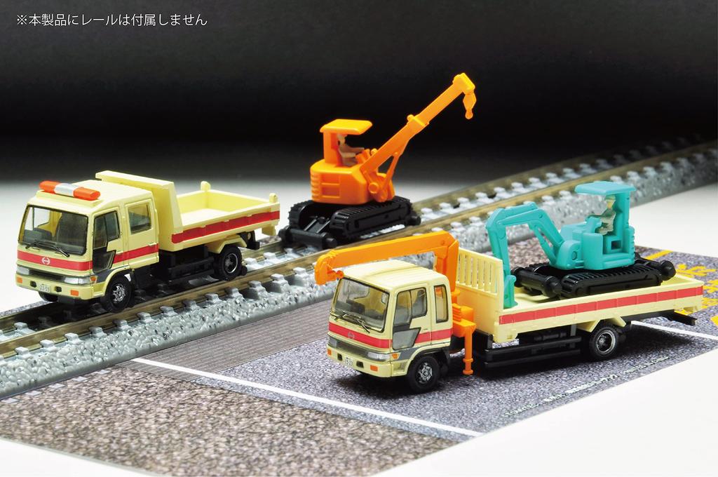 TOMYTEC The Truck Collection Truck Collection Railroad Maintenance Vehicle Set D Diorama Supplies 319931