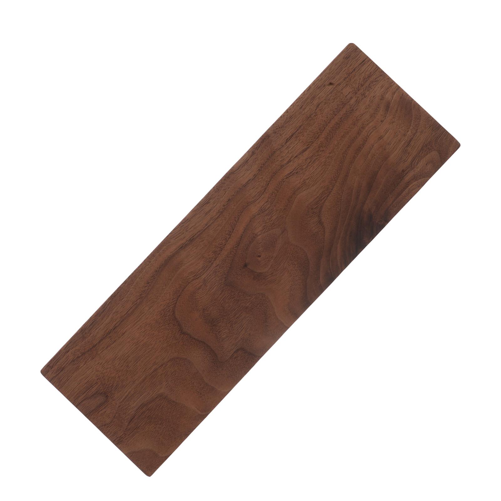 2Pcs Walnut Craft Wood Boards Natural Grain Walnut Veneer Sheets for Wood Burning Engraving Cutting Sanding Furniture Decor 30X10X1CM