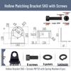 0.6KG-40KG Magnetic Powder Brake and Clutch Bracket, Single/Double Axis