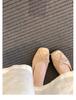 ~ Sweet Temperament Versatile Bow Square Head Small Thick Heel Light Mouth Ballet Style Single Shoes Women