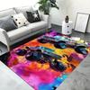 Graffiti Cartoon Cool Off-road Vehicle Carpet Kids Room Game Non-slip Soft Floor Mat Bedroom Home Decoration Rugs Living Room