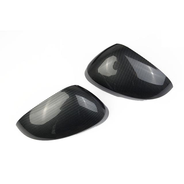 Pentru Mitsubishi Outlander 2022 2023, aspect fibră de carbon, oglindă retrovizoare laterală, capac de protecție, accesorii auto, stil auto