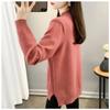 Solid Color Mock Neck Sweater, Elegant Slim Long Sleeve Sweater for Fall & Winter, Women's Clothing