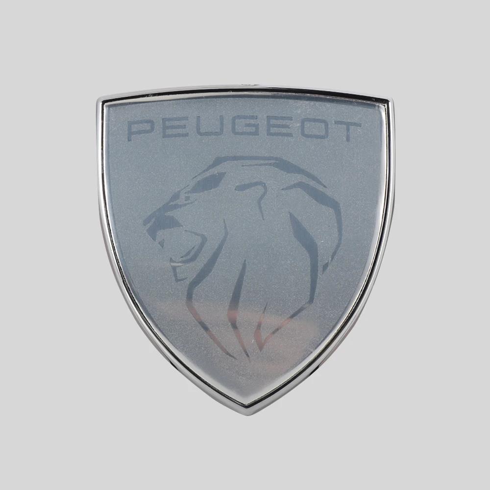 Bilklistermärke 2025 Het Bil Original Frontkåpa Emblem Dekal Tillbehör För Peugeot 308 408 508 RCZ 205 208 3008 2008 108 206 207