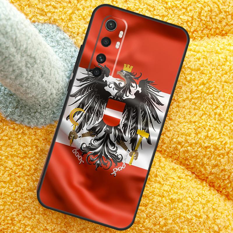 Austria Flag Case For Xiaomi 15T 14T 13T 14 15 Ultra 17 Pro Max Cover For POCO F8 F7 F5 F6 X5 X6 X7 Pro