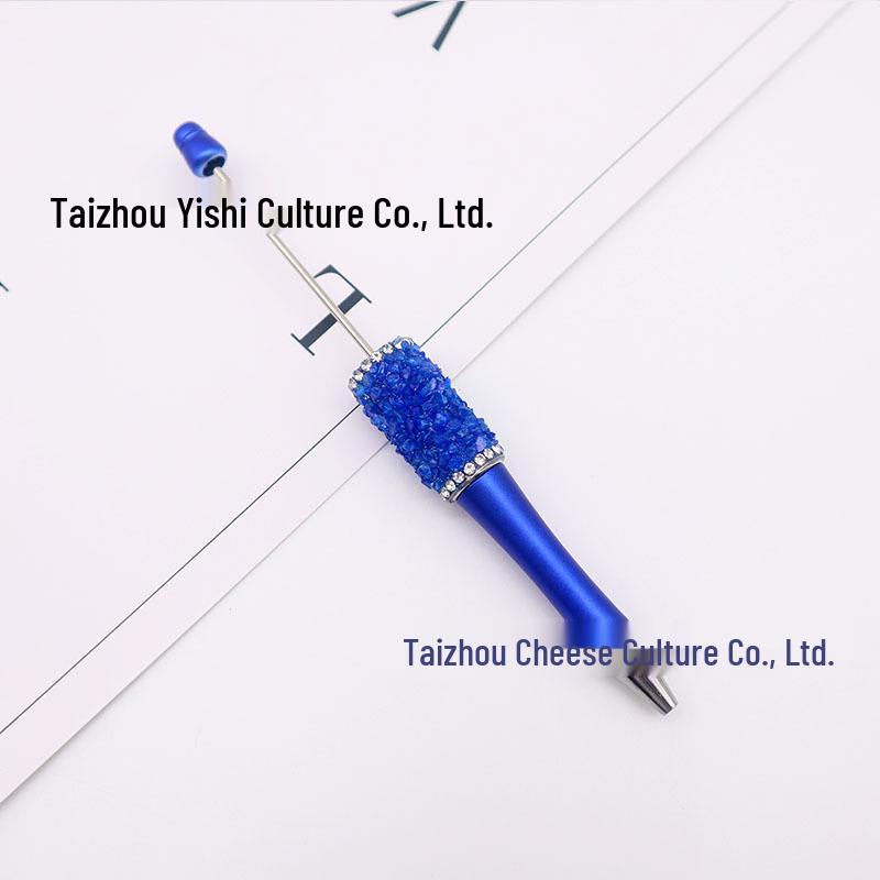 High-Quality Handmade Rhinestone Bead Stringing Pen - Cute Crystal Design for Labeling